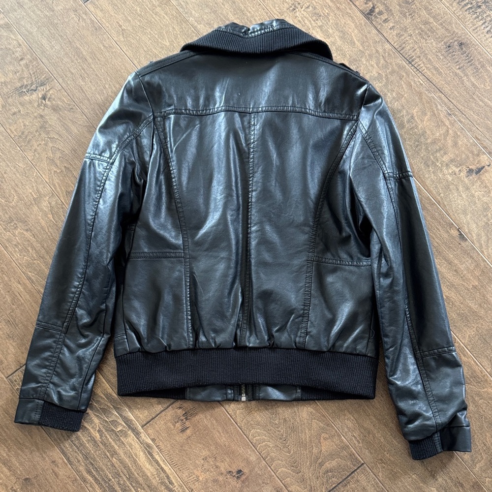 Bernardo Black Bomber Jacket - Picture 3 of 3